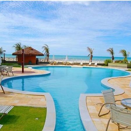 Apartamento Vista Total Do Mar Uma Cobertura A 400M Do Beach Park No Porto Das Dunas Aquiraz Condominio Terramaris Piscina Ampla Parque Infantil Sauna Estacionamento Privado Esterno foto