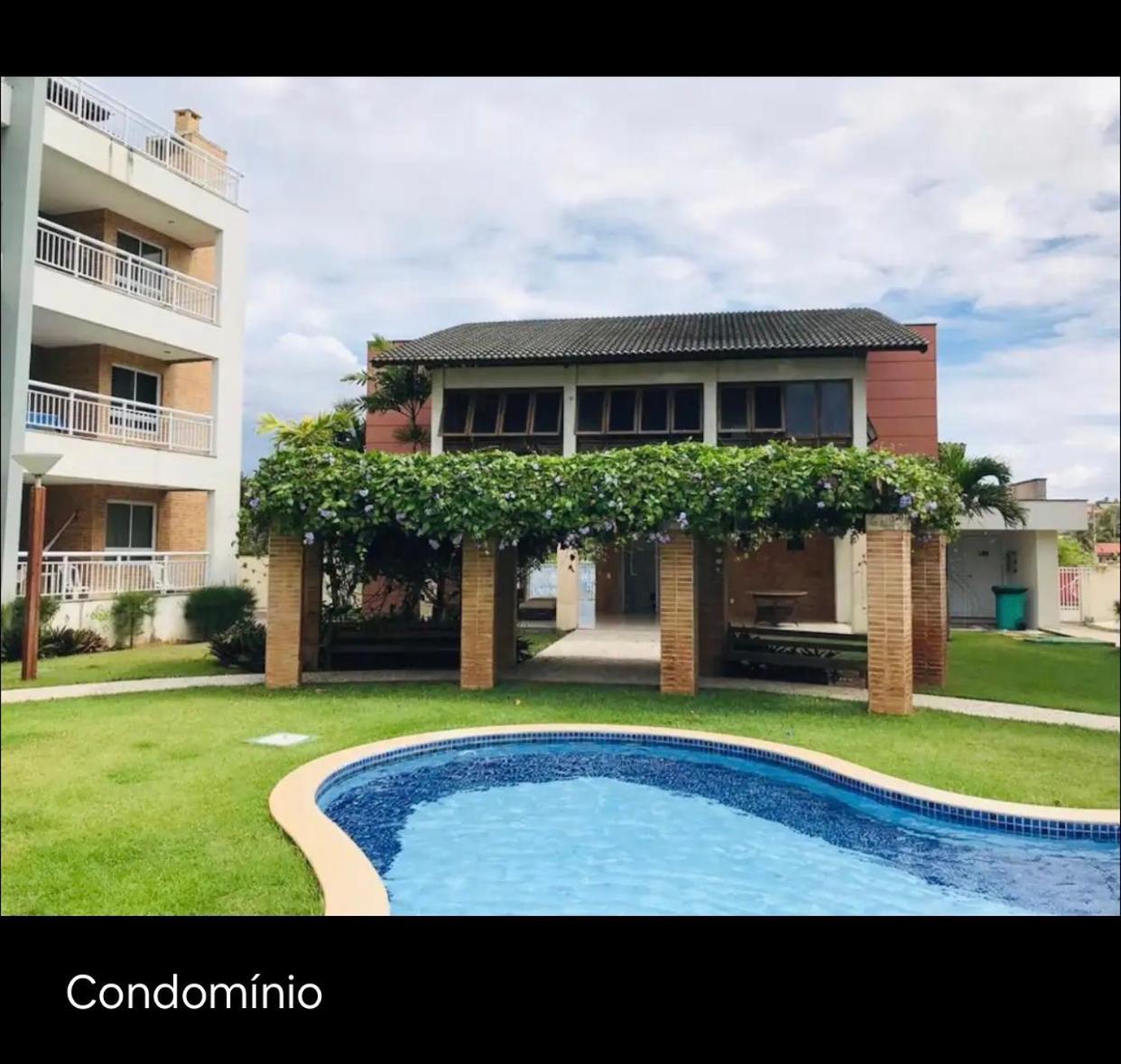 Apartamento Vista Total Do Mar Uma Cobertura A 400M Do Beach Park No Porto Das Dunas Aquiraz Condominio Terramaris Piscina Ampla Parque Infantil Sauna Estacionamento Privado Esterno foto