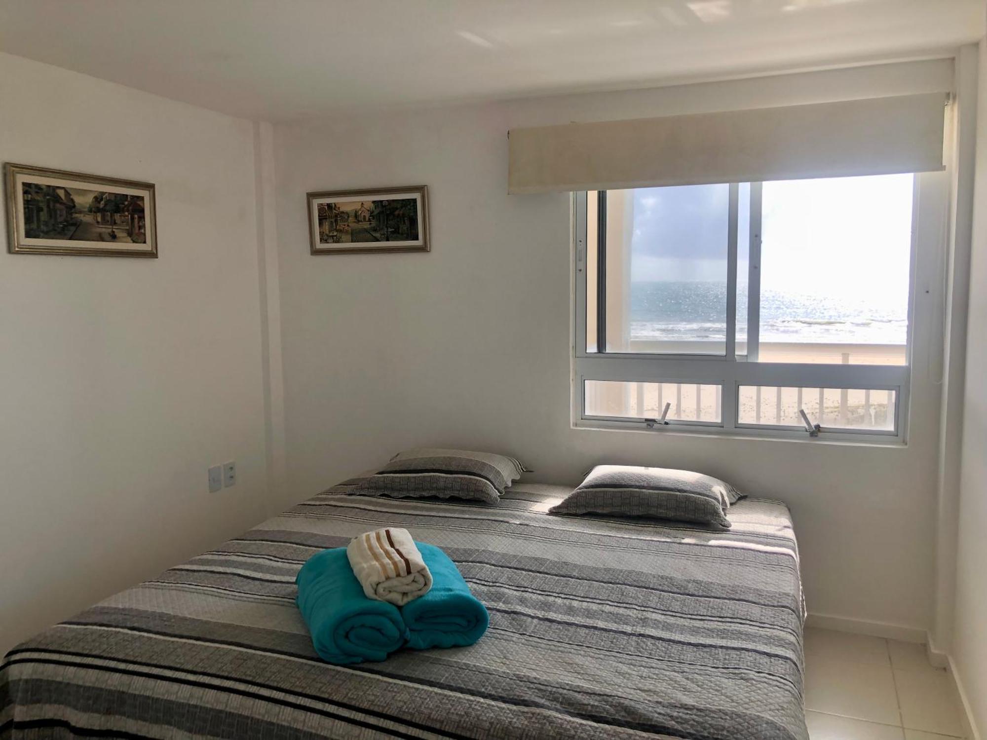 Apartamento Vista Total Do Mar Uma Cobertura A 400M Do Beach Park No Porto Das Dunas Aquiraz Condominio Terramaris Piscina Ampla Parque Infantil Sauna Estacionamento Privado Esterno foto